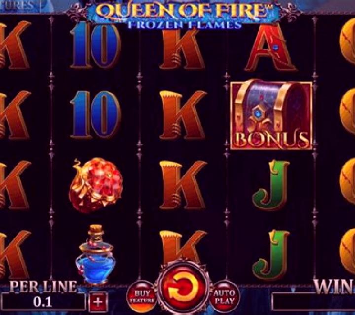 Queen of Ice Frozen Flames online slot