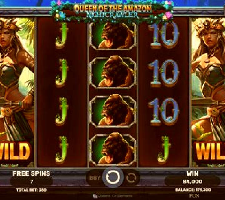 Queen of the Amazon - Nightcrawler slot machine