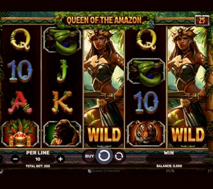 Queen of the Amazon slot game