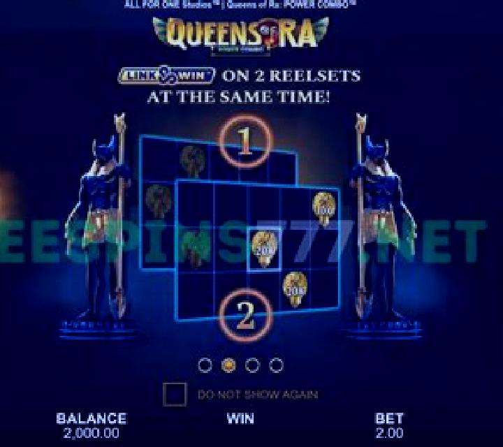 Queens of Ra Power Combo slot game