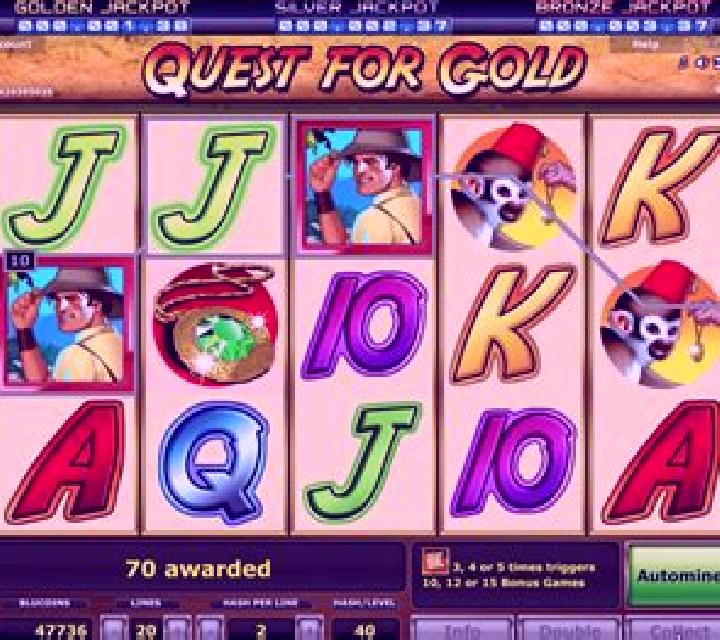 Quest for Gold slot game
