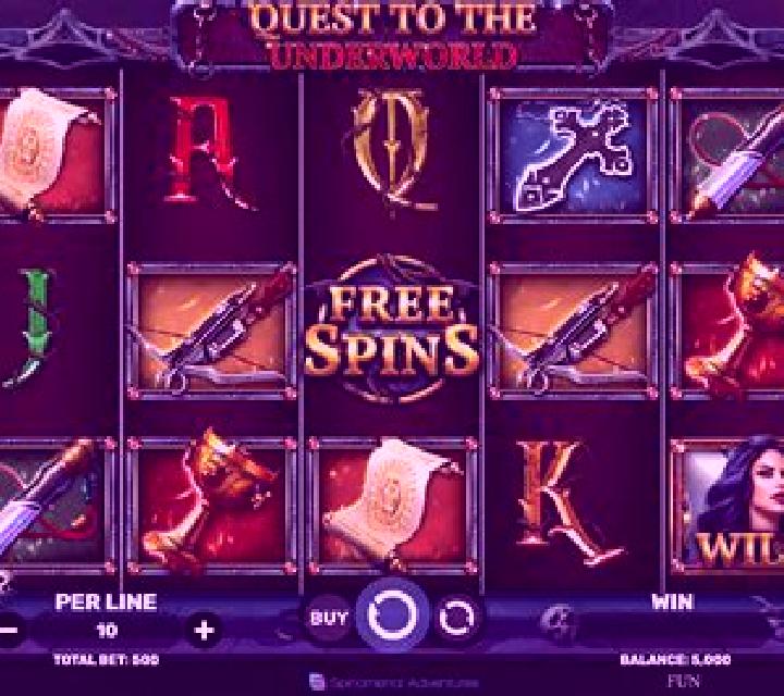 Quest To The Underworld slot