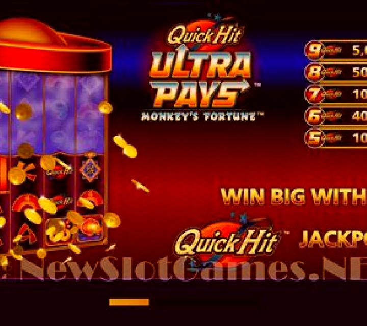 Quick Hit Ultra Pays Eagle s Peak slot machine