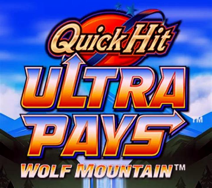 Quick Hit Ultra Pays Wolf Mountain slot