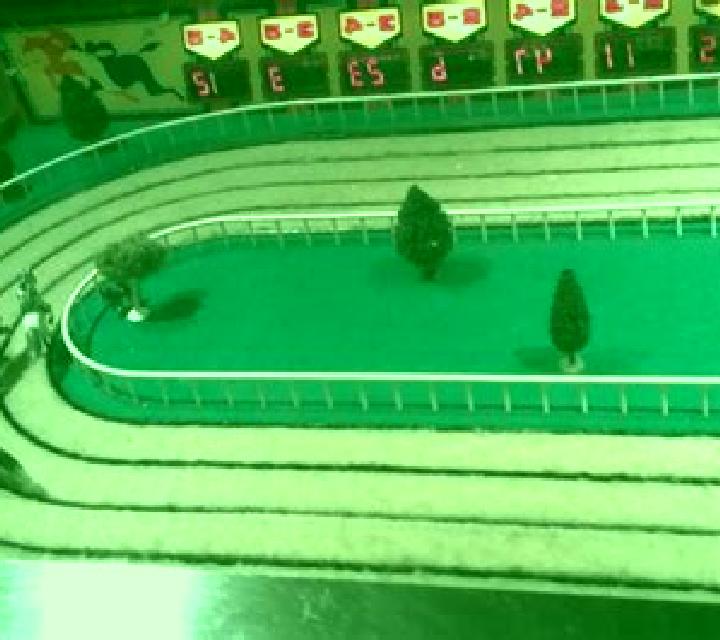 Racing slot machine
