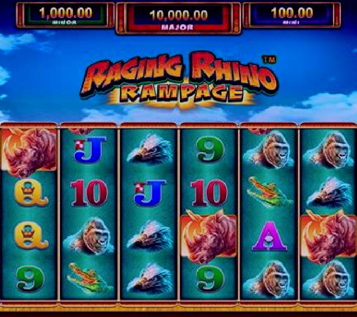 Raging Rhino Rampage slot machine