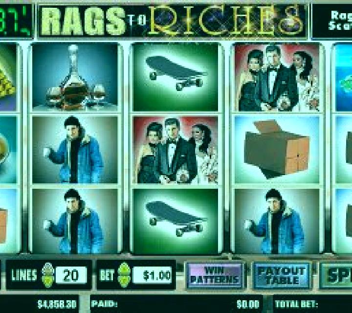 Rags to Riches slot machine