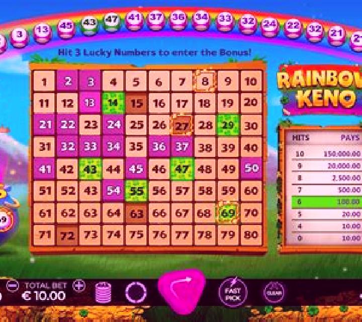 Rainbow Keno online slot