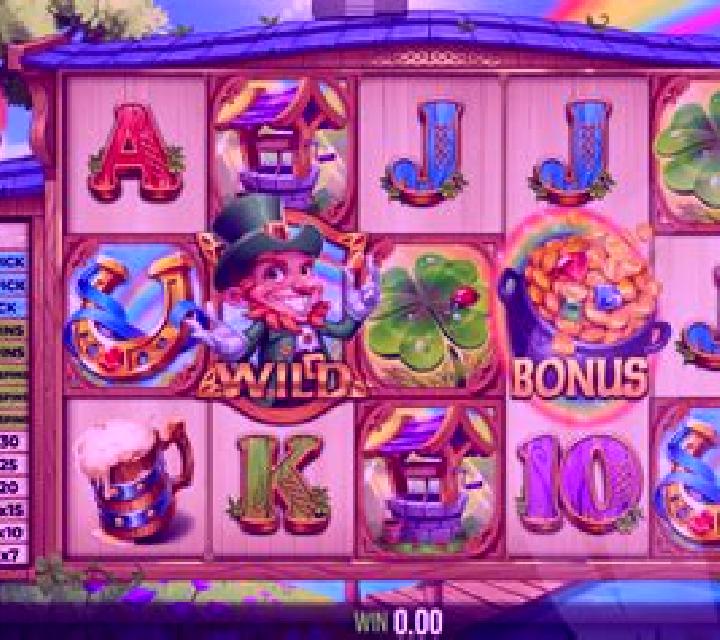Rainbow Riches Leapin Leprechauns slot game