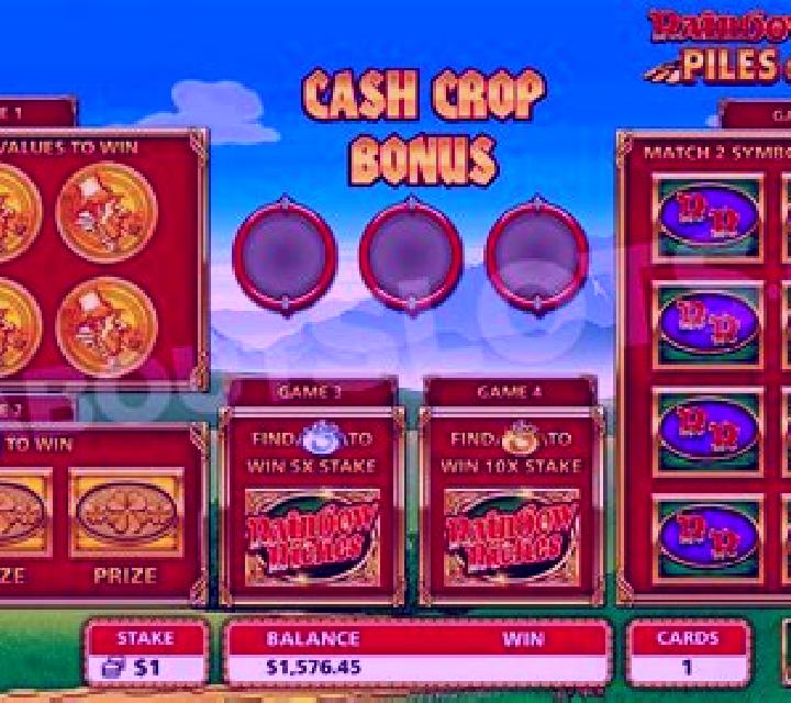 Rainbow Riches Piles Of Cash slot