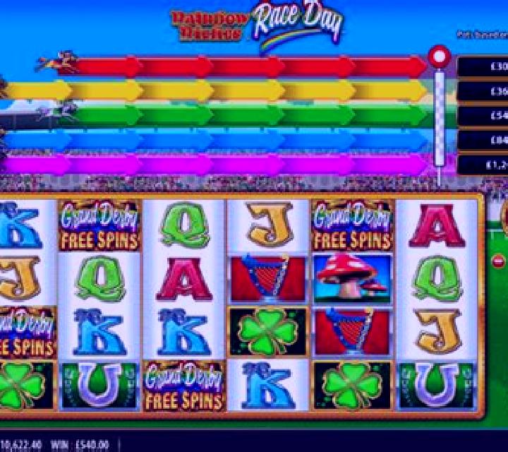 Rainbow Riches Race Day slot game