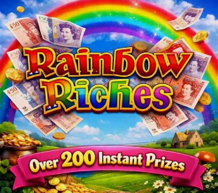 Rainbow Riches Rising Wins slot game