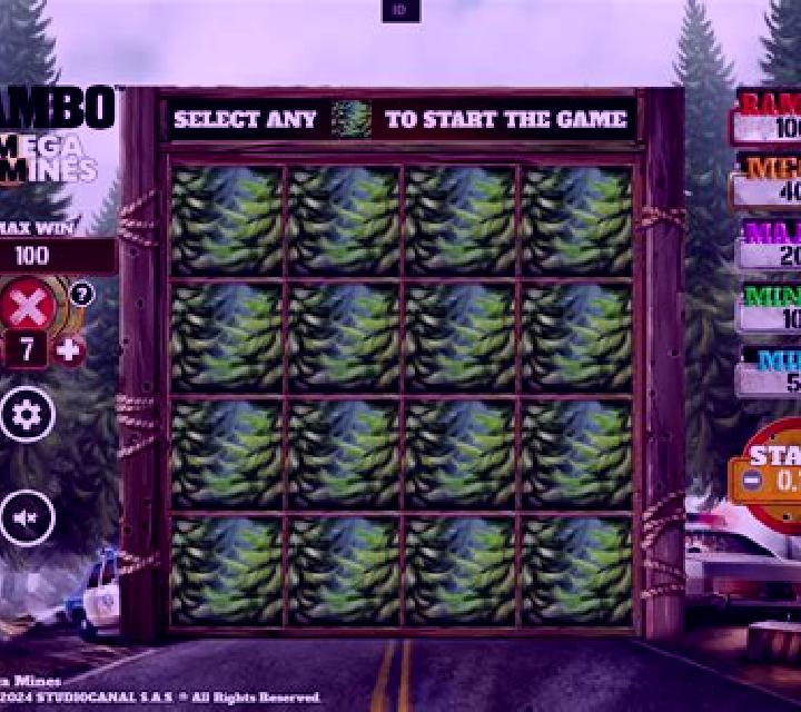 Rambo: Mega Mines slot