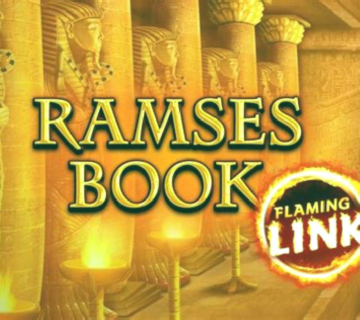 Ramses Book Flaming Link slot machine