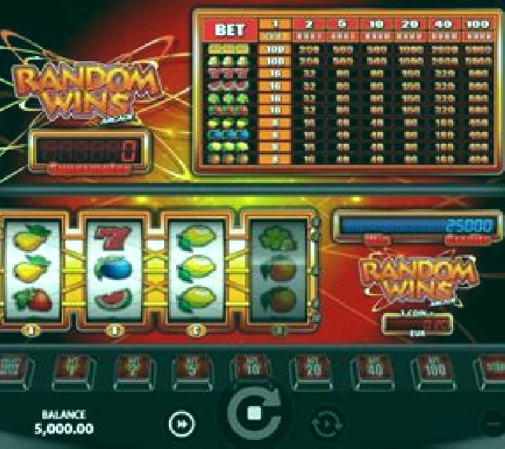 Random Wins Arcade slot game