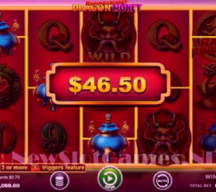 Rapid Feature Dragon Money slot game