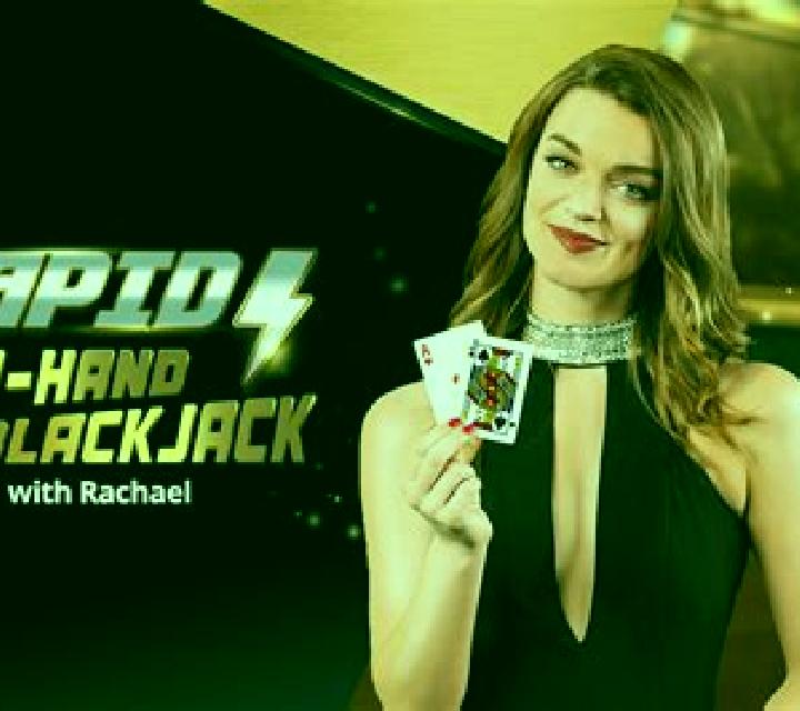 Rapid Multihand Blackjack with Rachael slot game