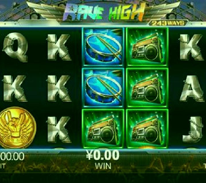 Rave High slot machine