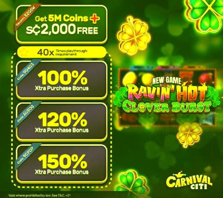 Ravin Hot 40 - Clover Burst slot game