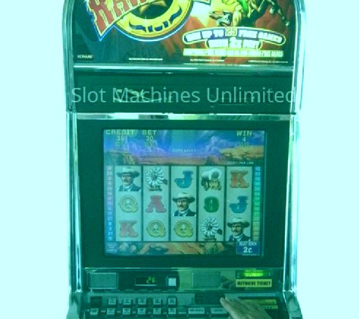 Rawhide slot machine