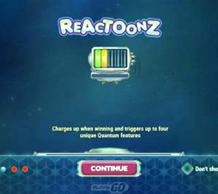 Reactoonz slot game