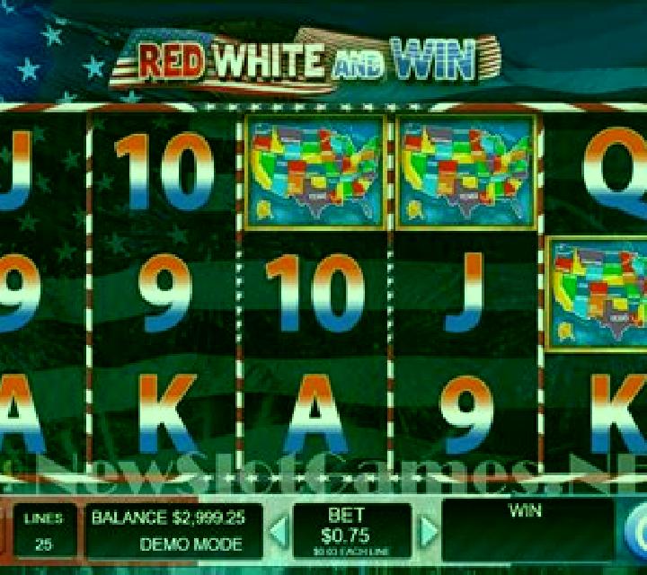 Red White and Win (Genii) slot