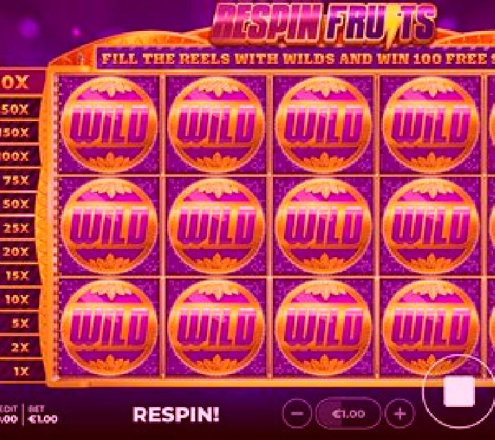 Respin Fruits slot