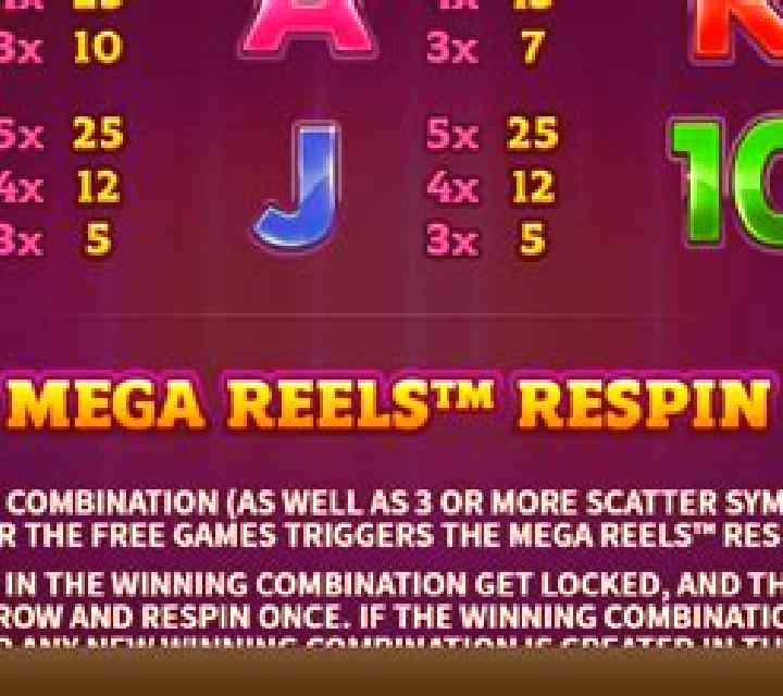 Respin Mania Mega Reels slot