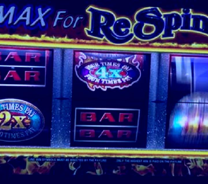 Respin slot machine