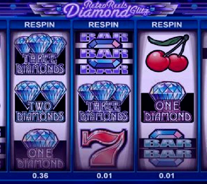 Retro Reels: Diamond Glitz slot machine