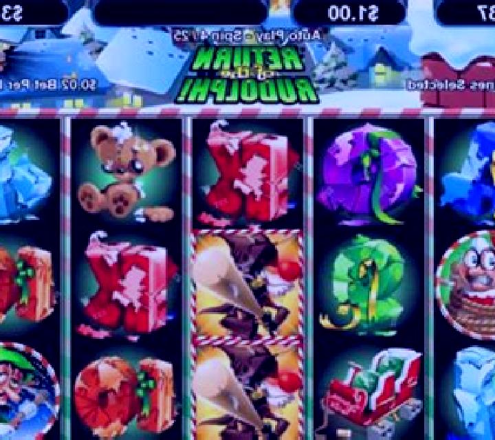 Return of the Rudolph slot machine