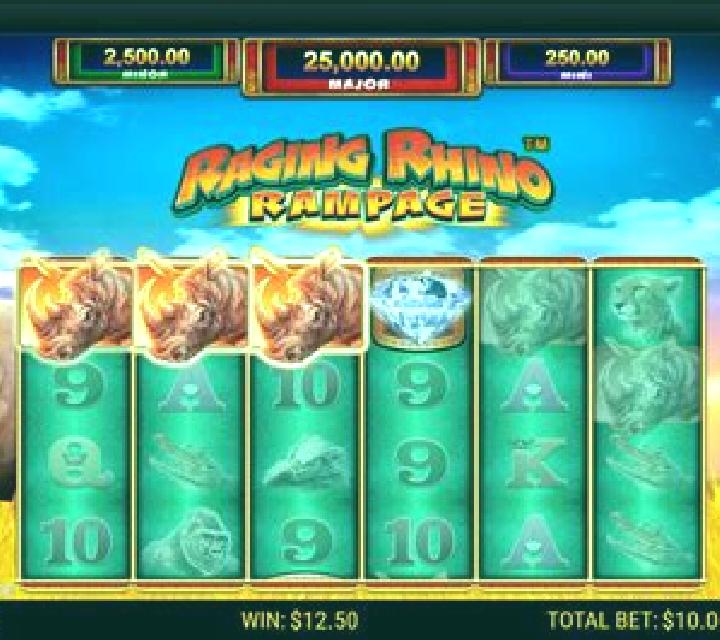 Rhino Rampage Lightning Spins slot