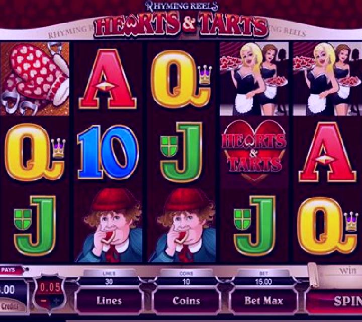 Rhyming Reels - Hearts Tarts slot