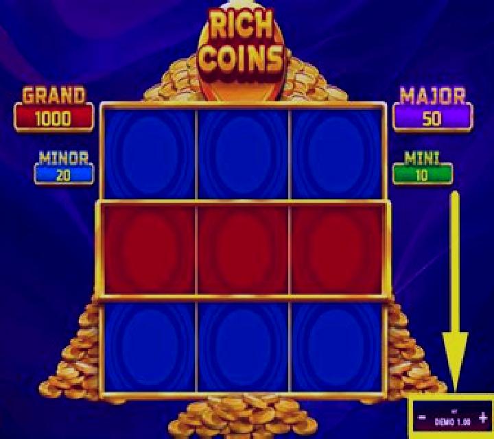 Rich Coins Hold and Spin slot