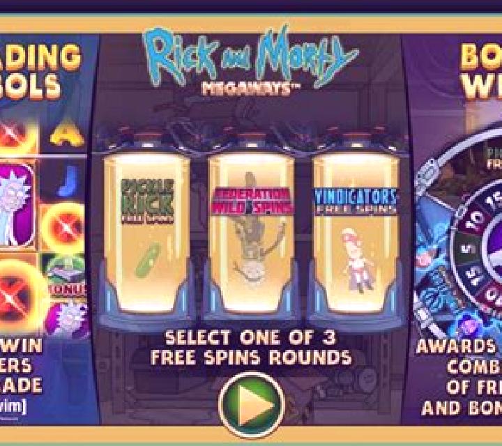 Rick and Morty Megaways slot
