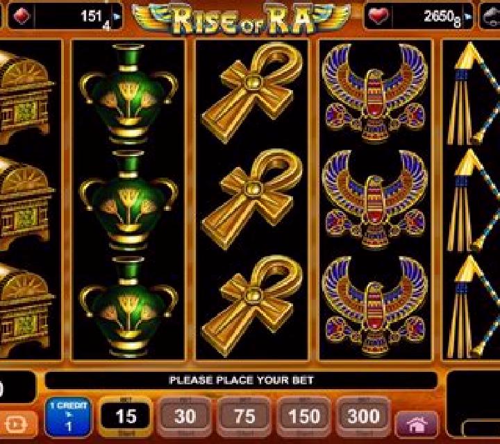 Rise of Ra Progressive Jackpot slot game