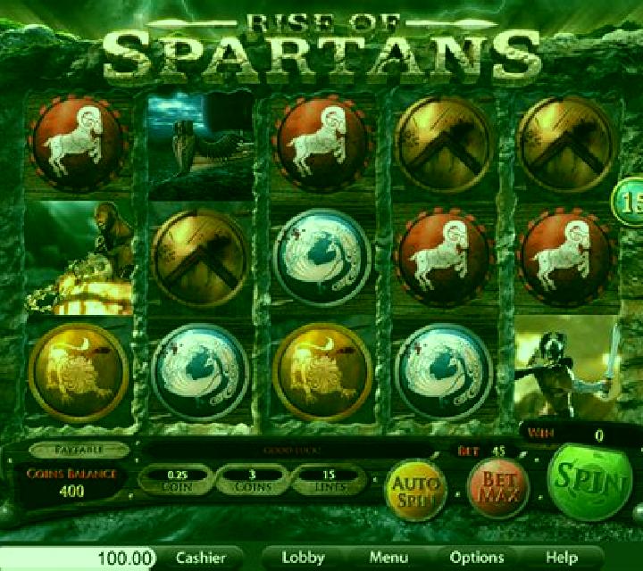 Rise of Spartans slot game