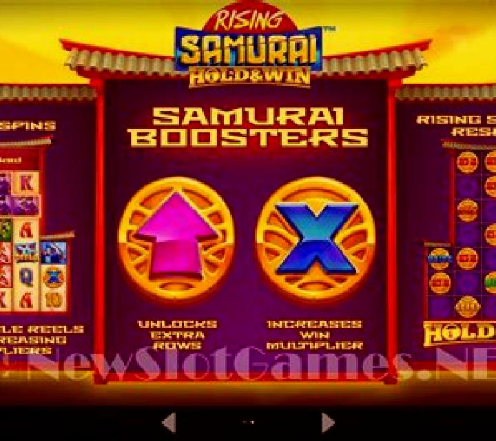 Rising Samurai: Hold and Win slot machine