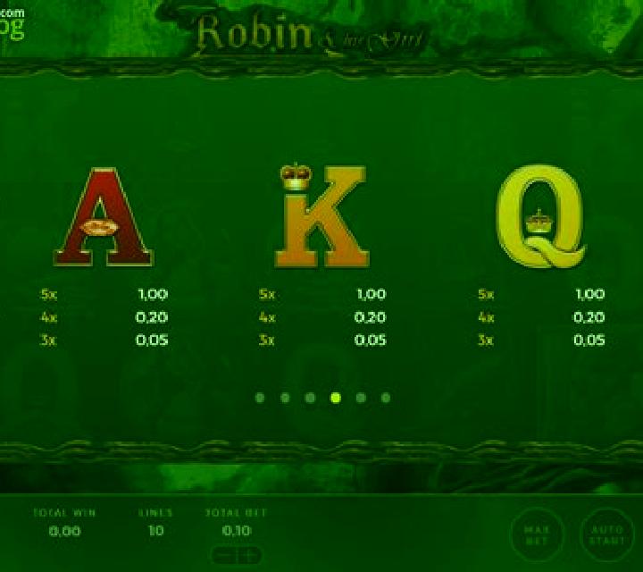 Robin and his Girl slot game