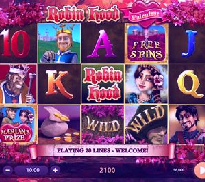 Robin Hood Valentine slot game
