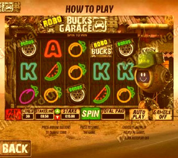 Robo Bucks Garage online slot