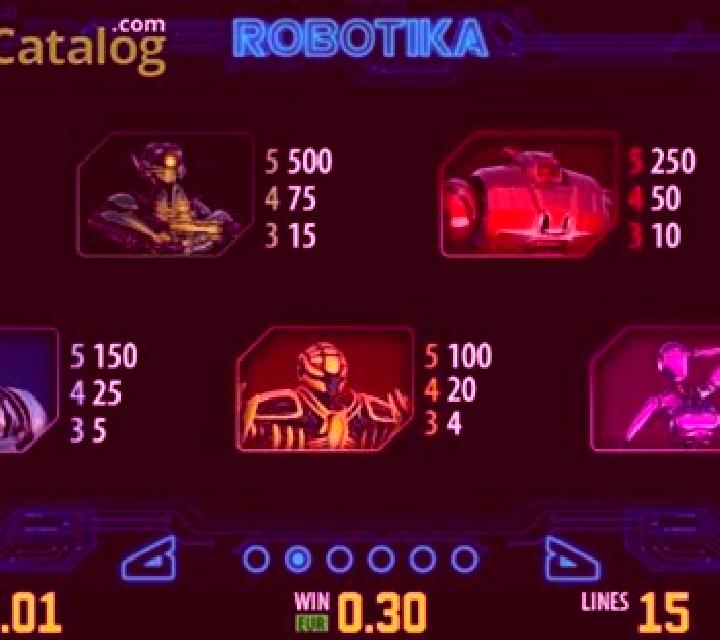 Robotika HD slot game