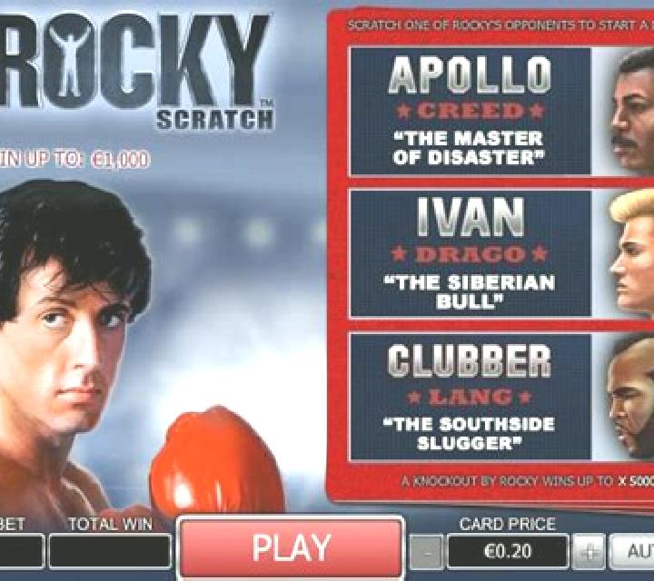 Rocky Scratch (Playtech) online slot