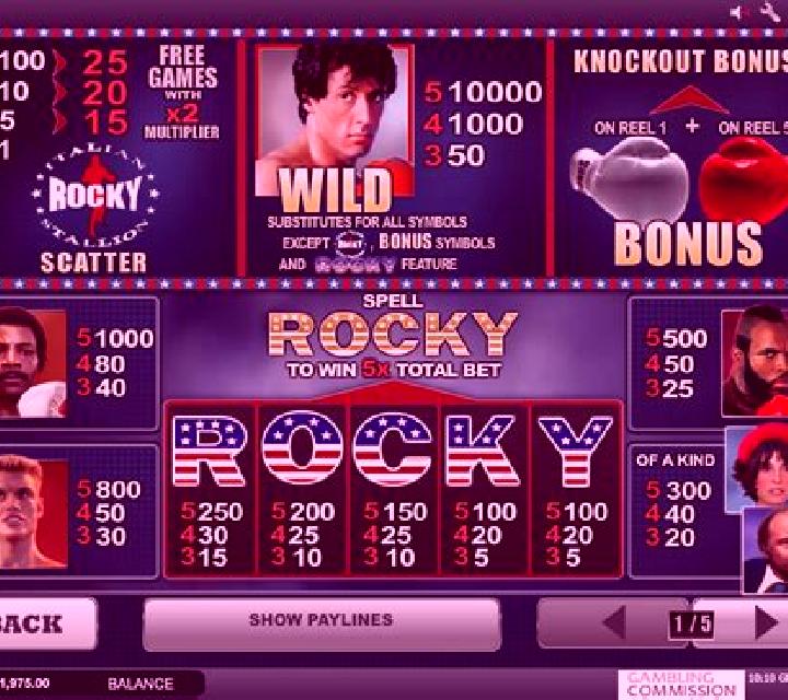 Rocky Scratch (Playtech) slot