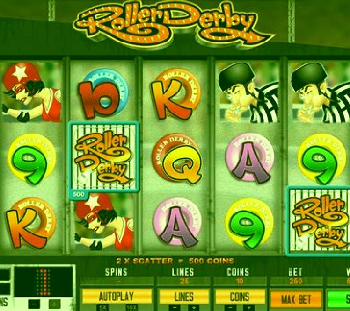 Roller Derby slot machine