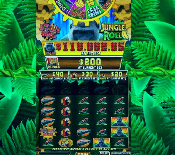 Roller Wheel Jungle Roll slot machine