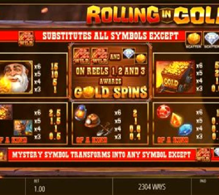 Rolling in Gold slot