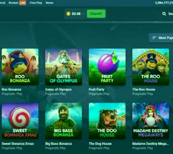 Roobet Crash slot machine