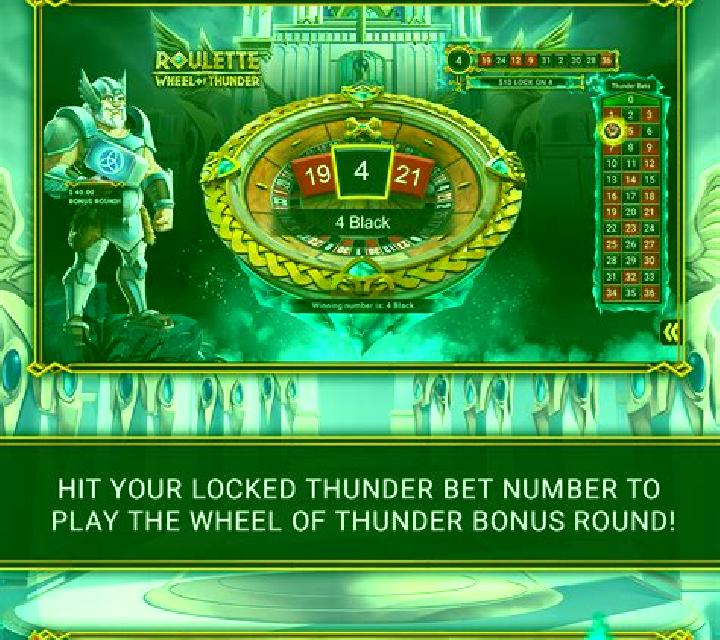 Roulette Wheel of Thunder slot machine