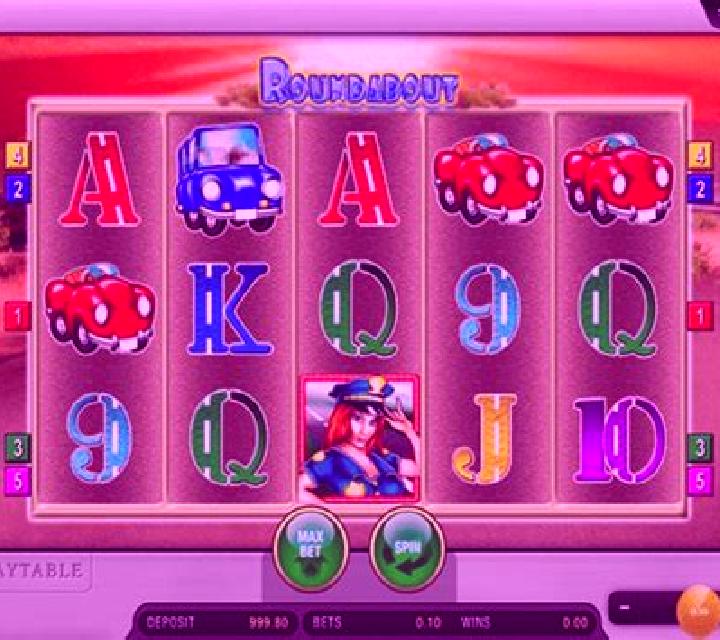 Roundabout slot machine